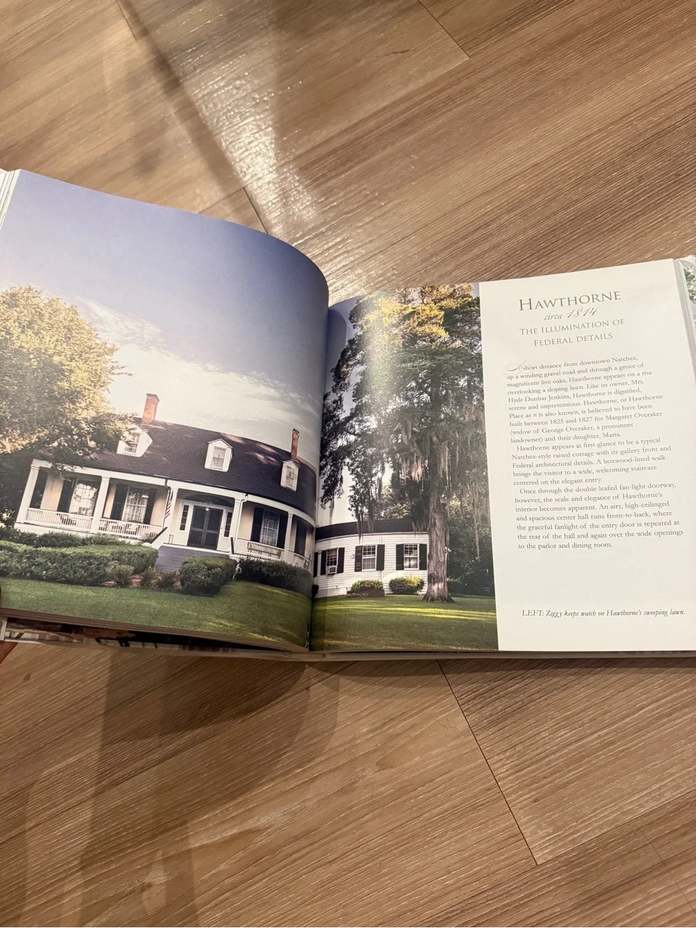 Coffee table book- Natchez, MS homes